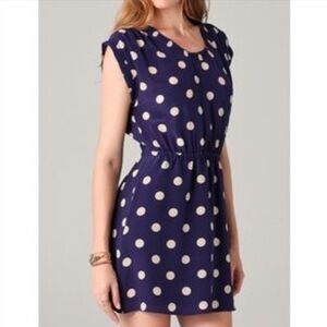 Madewell 100% Silk Polkadot Dress